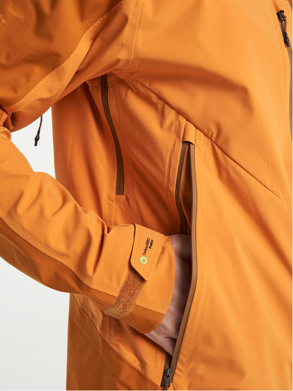 Tenson Pánska outdoorová bunda TENSON Himalaya 3L Shell M tmavo oranžová