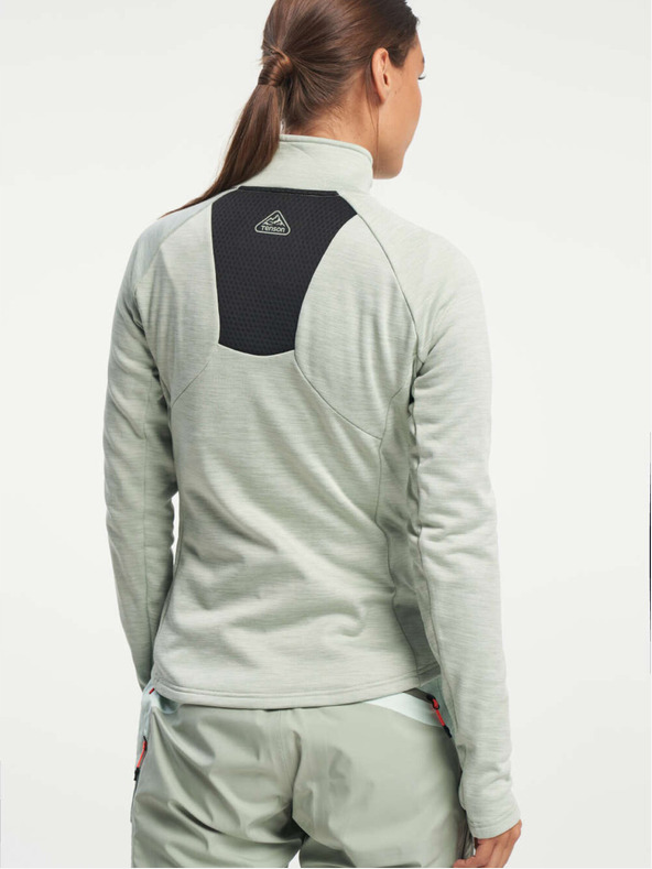 Tenson dámska funkčná mikina TENSON Touring Midlayer W svetlozelená