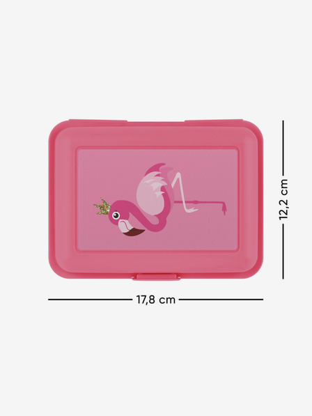 BAAGL Ružový Baagl Flamingo Box na obed