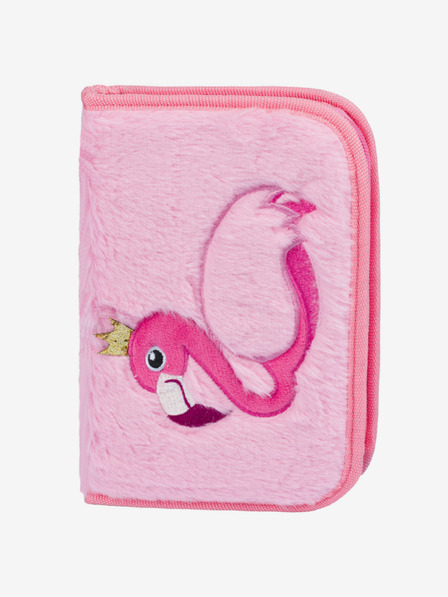 BAAGL Ružový školský set Zippy - aktovka, peračník, taška Baagl Flamingo