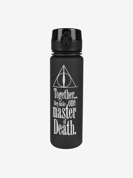 BAAGL Čierna tritanová fľaša na pitie harry potter relikvia smrti, 500 ml Baagl