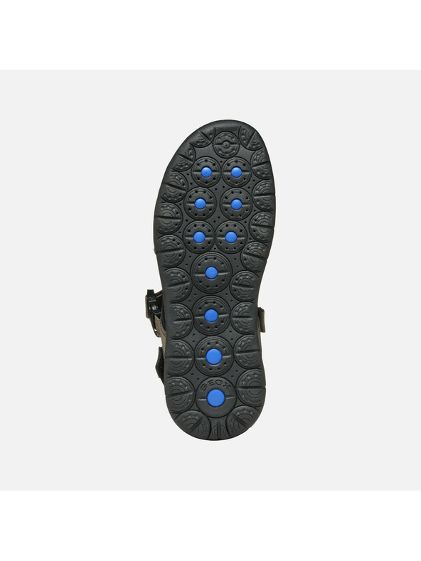 Geox Svetlo sivé pánske sandále Geox Spherica EC5