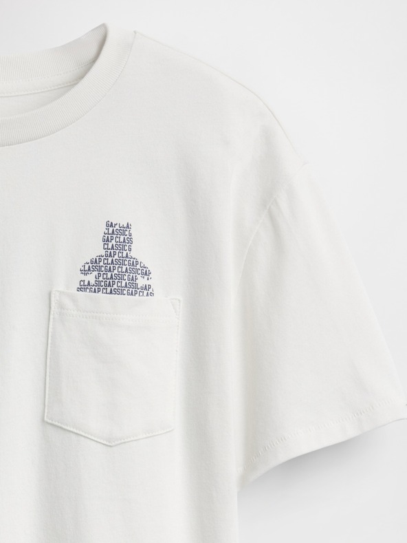 GAP Detské tričko s vreckom Brannan Unisex GAP
