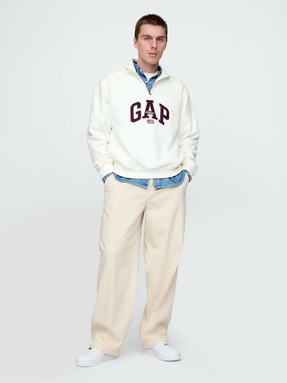 GAP Oversize mikina s logom Americana GAP
