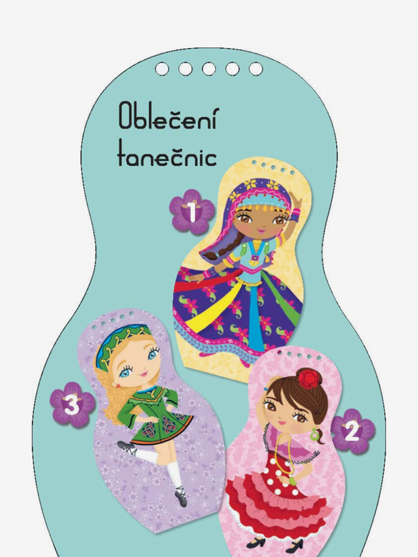 ELLA & MAX Oblečte tanečnice z celého sveta - Omaľovánka