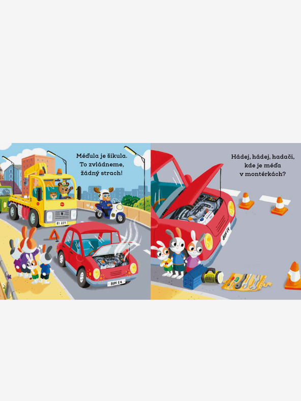 ELLA & MAX MÝDLOVÁ ŠIKULA AUTOMECHANIK - Obrázky s pohyblivými prvkami
