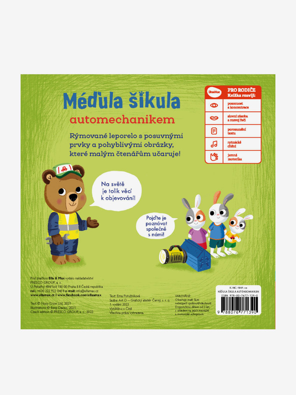 ELLA & MAX MÝDLOVÁ ŠIKULA AUTOMECHANIK - Obrázky s pohyblivými prvkami