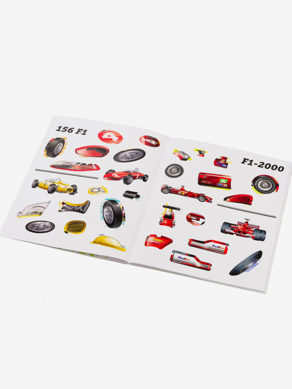 ELLA & MAX FERRARI, Scuderie Cars - Kniha samolepiek