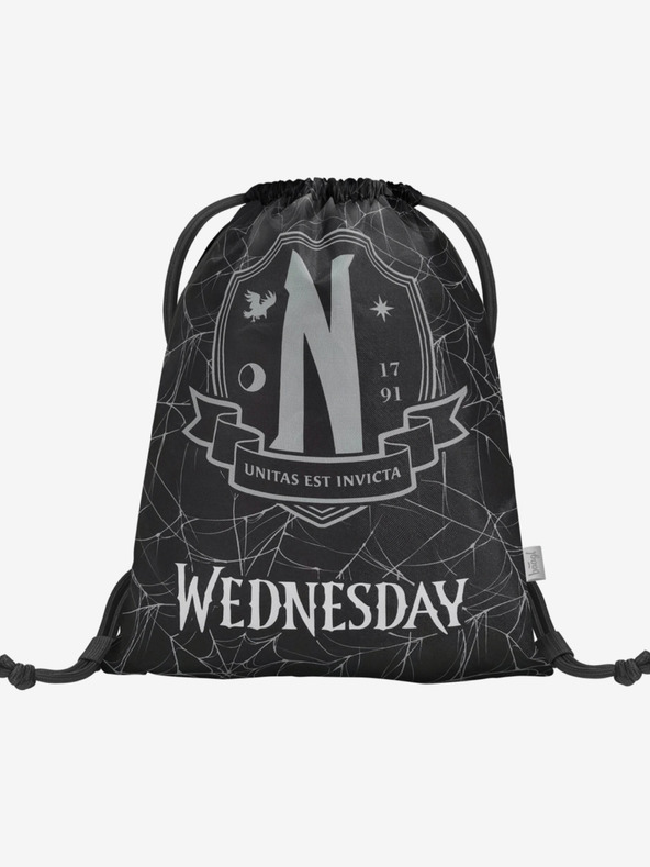 BAAGL  Čierny 3 SET Skate Wednesday Nevermore: batoh, penál, taška Baagl