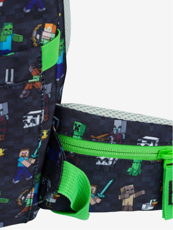 BAAGL  Modrý školský batoh Airy Minecraft Baagl