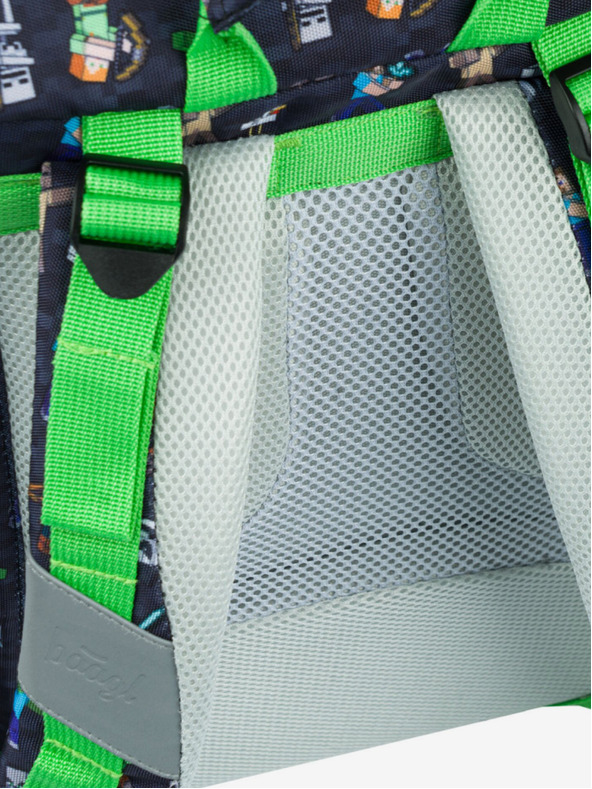 BAAGL  Modrý školský batoh Airy Minecraft Baagl