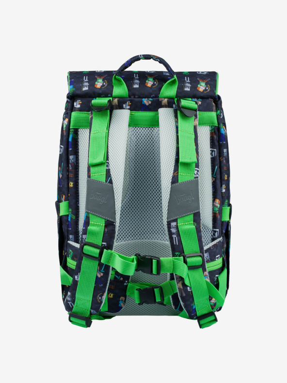 BAAGL  Modrý školský batoh Airy Minecraft Baagl