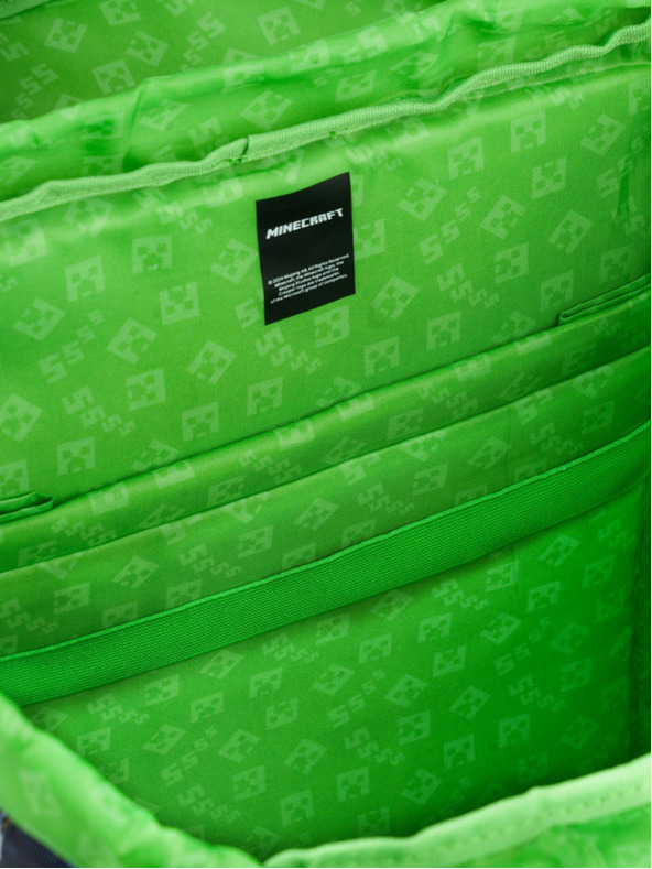 BAAGL  Modrý školský batoh Airy Minecraft Baagl