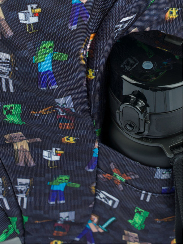 BAAGL  Modrý školský batoh Airy Minecraft Baagl