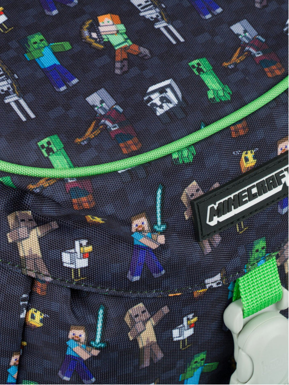 BAAGL  Modrý školský batoh Airy Minecraft Baagl