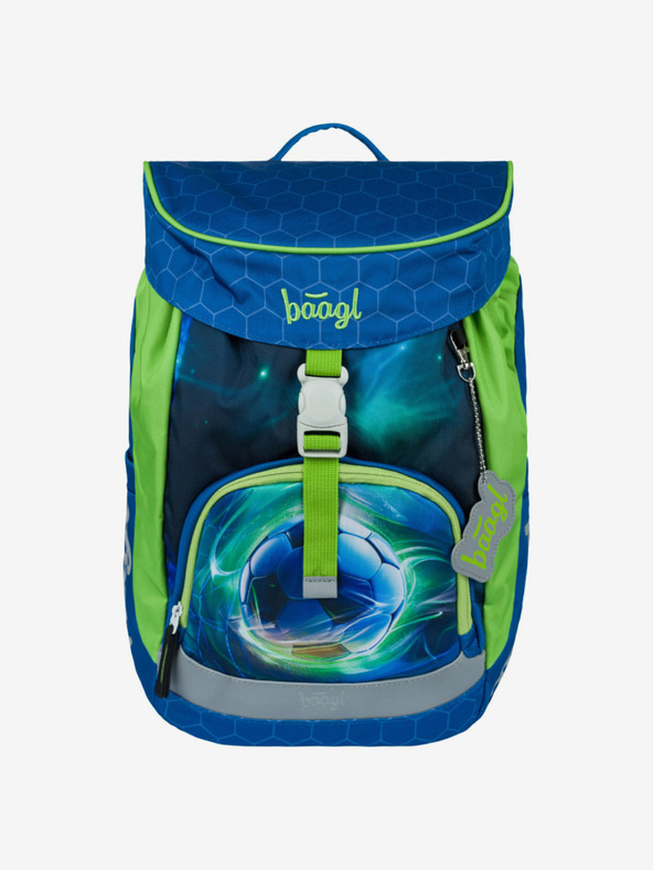 BAAGL  Modrý 3 SET Airy Futbalová lopta: batoh, penál, taška Baagl