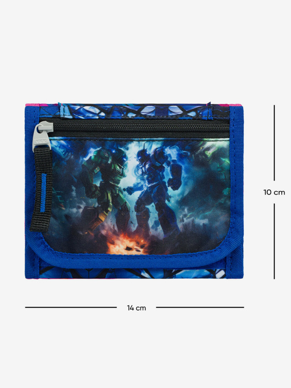 BAAGL  Čierna peňaženka na krk Baagl Roboti