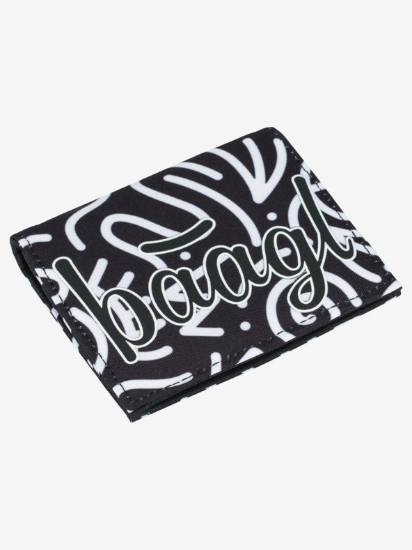 BAAGL  Čierna študentská peňaženka Baagl Element