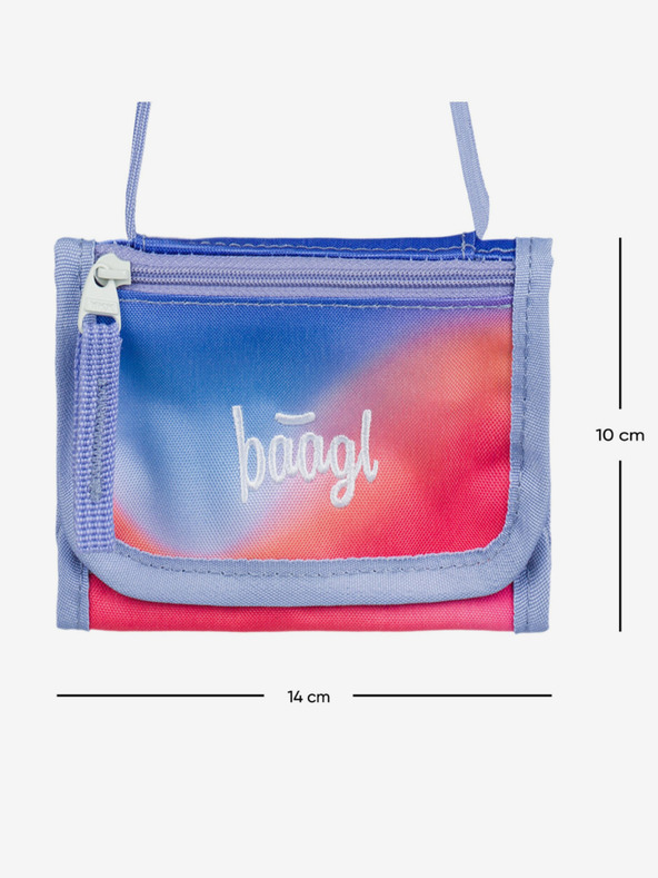 BAAGL  Červená peňaženka na krk Hippie Baagl