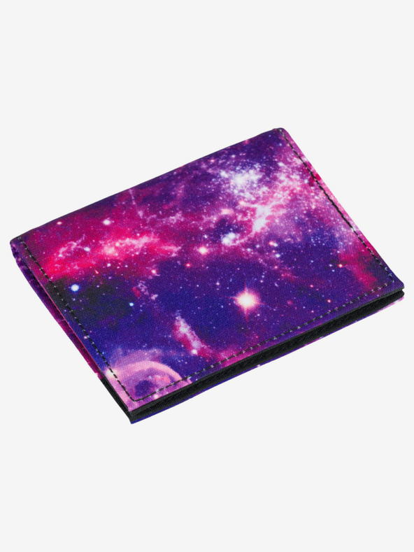 BAAGL  Fialová študentská peňaženka Baagl Galaxy