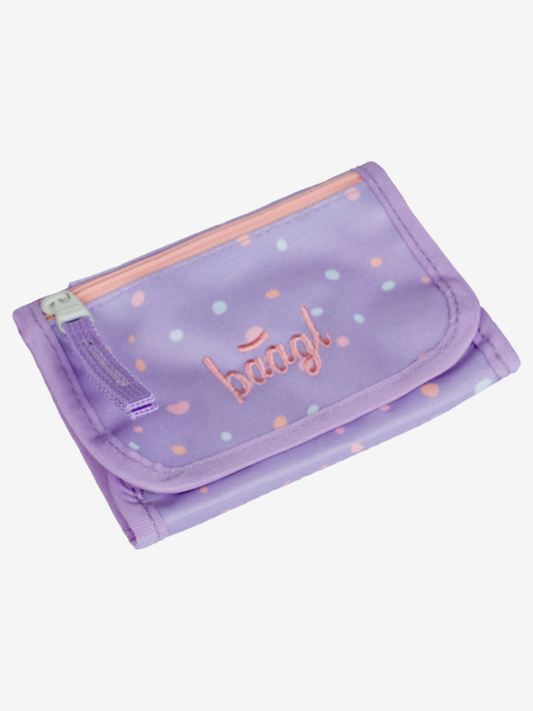 BAAGL  Fialová peňaženka na krk Domáce zvieratá Baagl