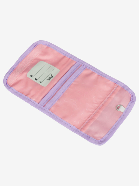 BAAGL  Fialová peňaženka na krk Domáce zvieratá Baagl