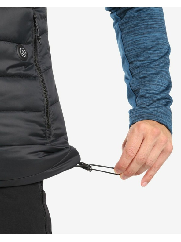 Kilpi Pánska vesta s integrovanými vyhrievacími panelmi Kilpi HEATEO-M Black