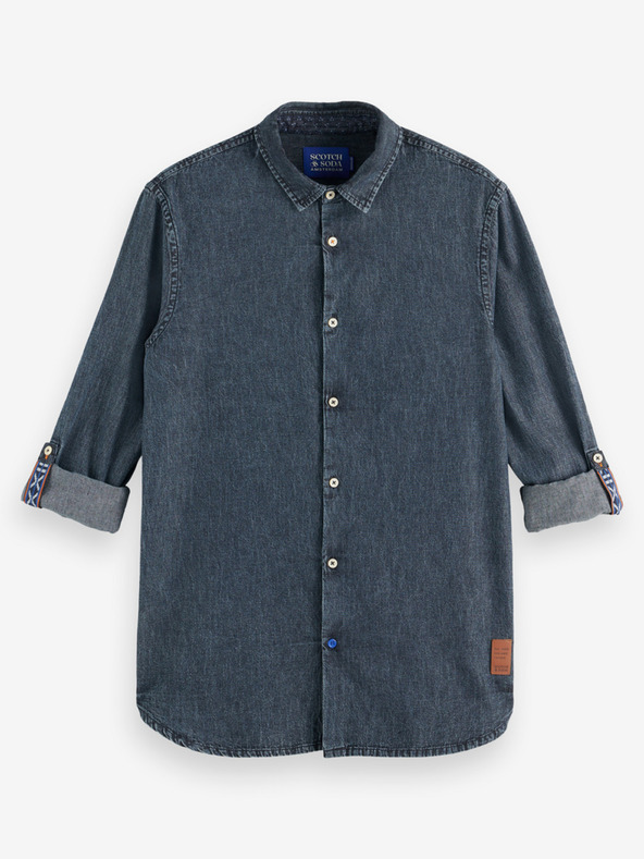 Scotch & Soda Pánska džínsová košeľa Scotch & Soda
