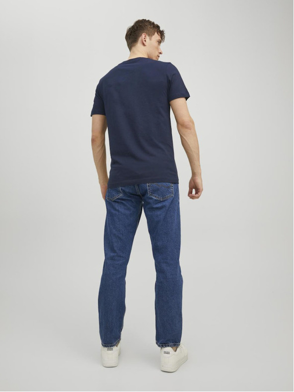 Jack & Jones Tmavomodrá pánska mikina Jack & Jones