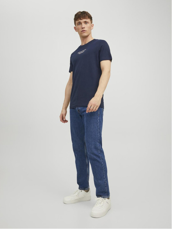 Jack & Jones Tmavomodrá pánska mikina Jack & Jones