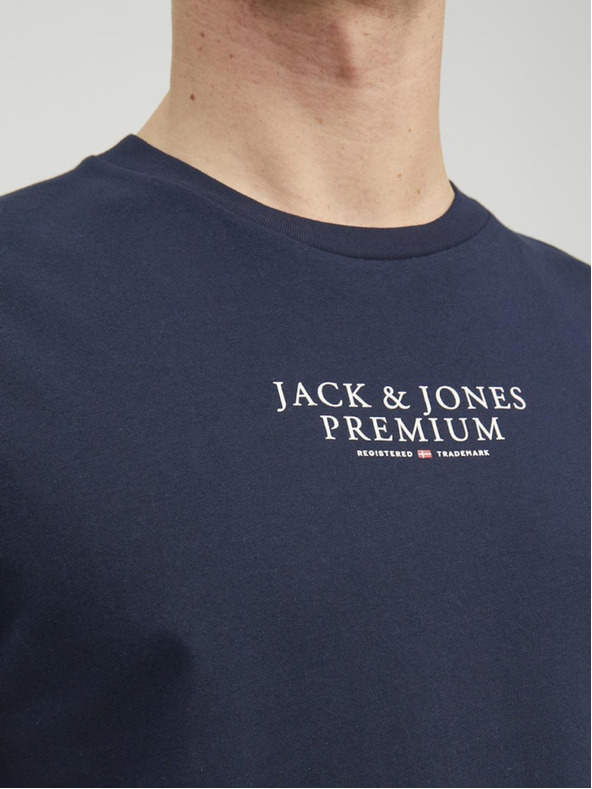 Jack & Jones Tmavomodrá pánska mikina Jack & Jones