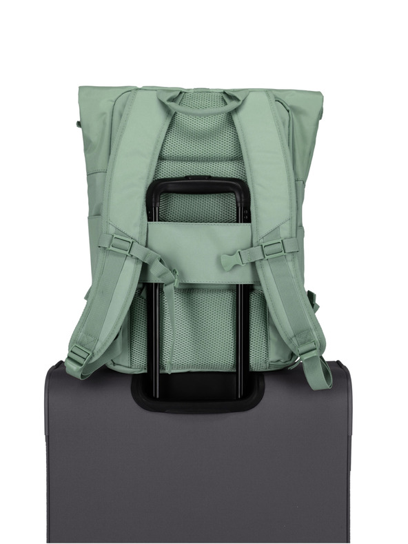 Travelite Batoh Travelite Basics Roll-up Backpack Light green