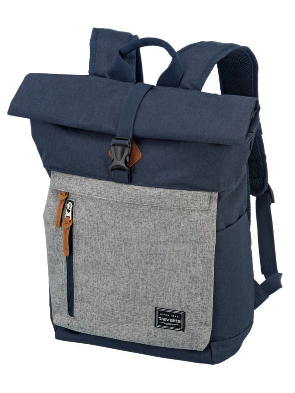 Travelite Travelite Basics Roll-up batoh Navy/Grey