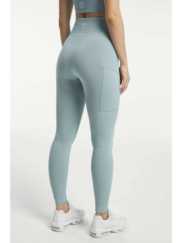 Tenson Dámske Bezšvové Funkčné Legíny TENSON Seamless Tights W Svetlo Modré
