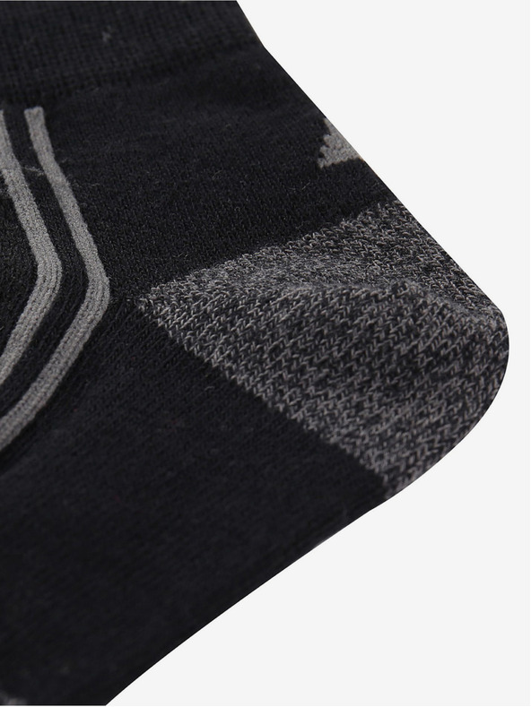 ALPINE PRO Unisex ponožky s technológiou coolmax ALPINE PRO 3HARE 2 čierne