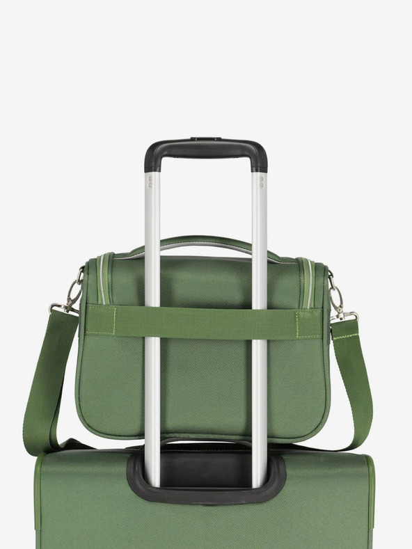 Travelite Zelené dámske puzdro Travelite Miigo Beauty Green