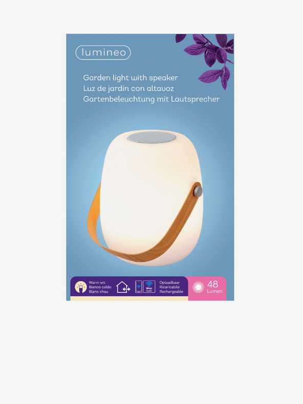 Kaemingk Vonkajšia LED lampa s reproduktorom Kaemingk