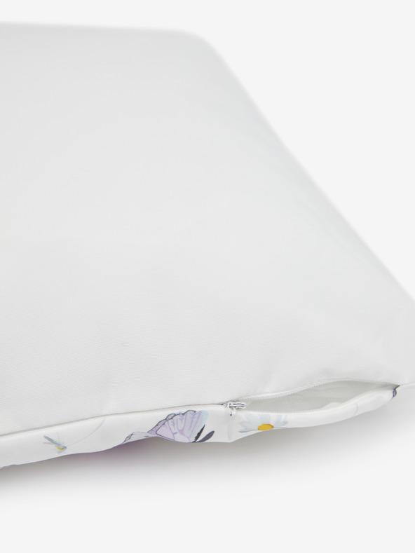 Kaemingk Biely vonkajší vankúš s motívom Kaemingk