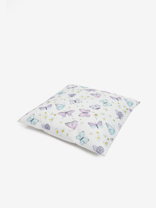 Kaemingk Biely vonkajší vankúš s motívom Kaemingk