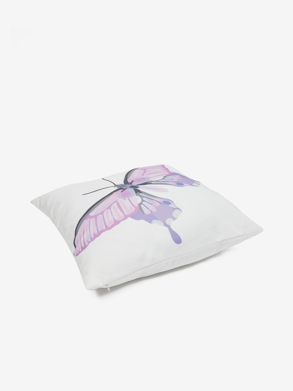 Kaemingk Biely vonkajší vankúš s motívom Kaemingk