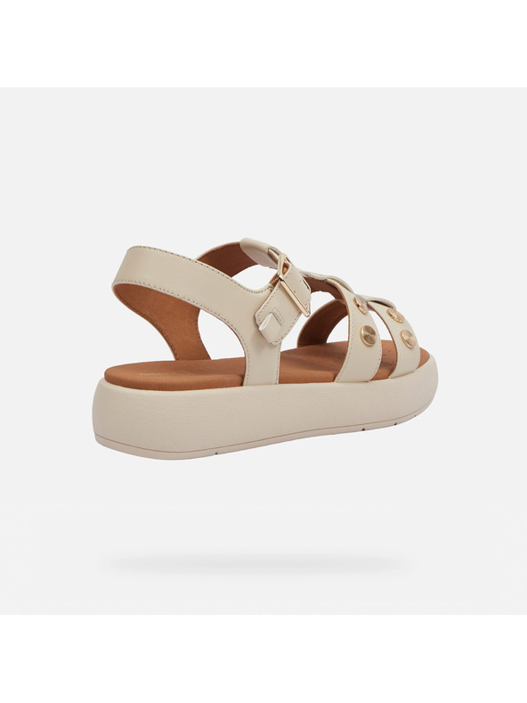 Geox Krémové dámske sandále Geox Camalei