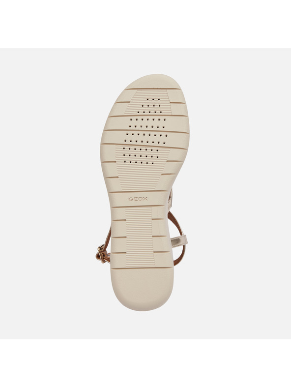 Geox Zlaté dámske sandále Geox Meliconia