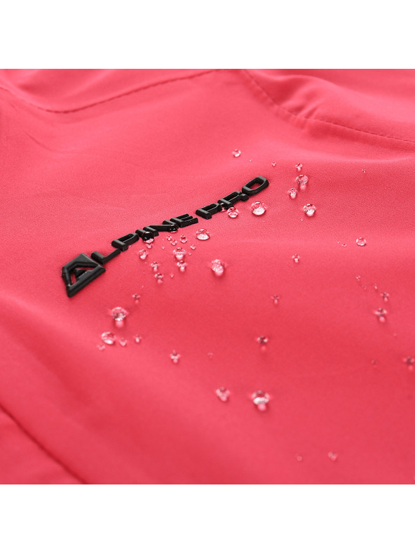 ALPINE PRO Detská bunda s ptx membránou ALPINE PRO ZARRO raspberry