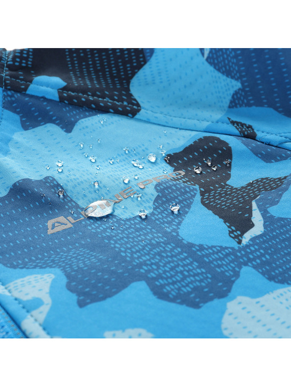 ALPINE PRO Detská softshellová bunda s membránou ALPINE PRO EZORO modrý drahokam varianta pa