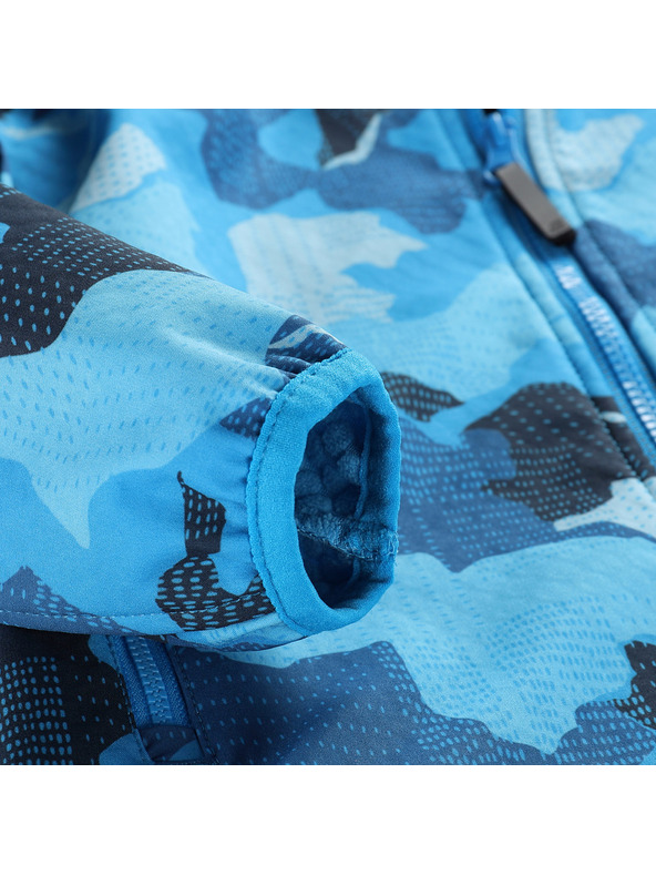 ALPINE PRO Detská softshellová bunda s membránou ALPINE PRO EZORO modrý drahokam varianta pa
