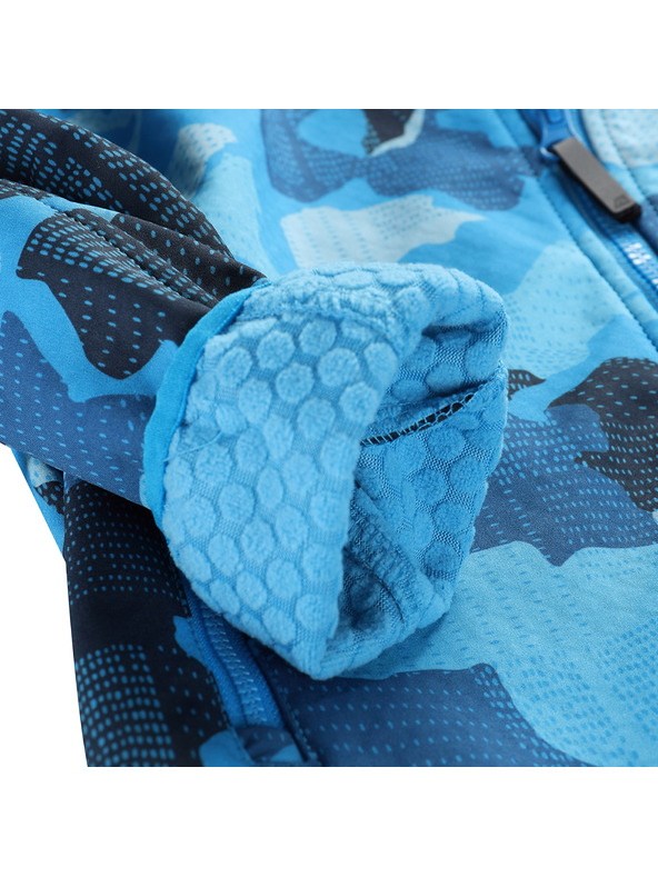 ALPINE PRO Detská softshellová bunda s membránou ALPINE PRO EZORO modrý drahokam varianta pa