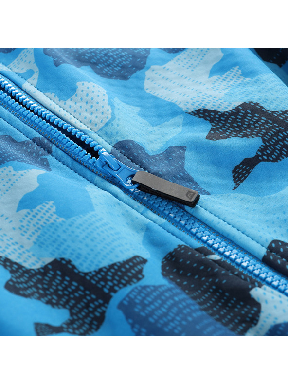 ALPINE PRO Detská softshellová bunda s membránou ALPINE PRO EZORO modrý drahokam varianta pa