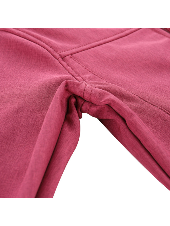 ALPINE PRO Detská softshellová bunda s membránou ALPINE PRO OMANO 2 malinová