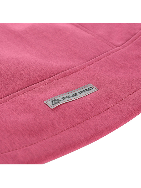 ALPINE PRO Detská softshellová bunda s membránou ALPINE PRO OMANO 2 malinová