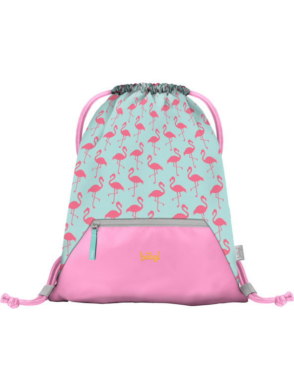 BAAGL  BAAGL 5 SET Zippy Plameniak: aktovka, peračník, vrecko, dosky, box